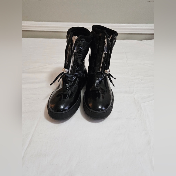 Aquaatalla Black Patent Leather Boots - Picture 2 of 11